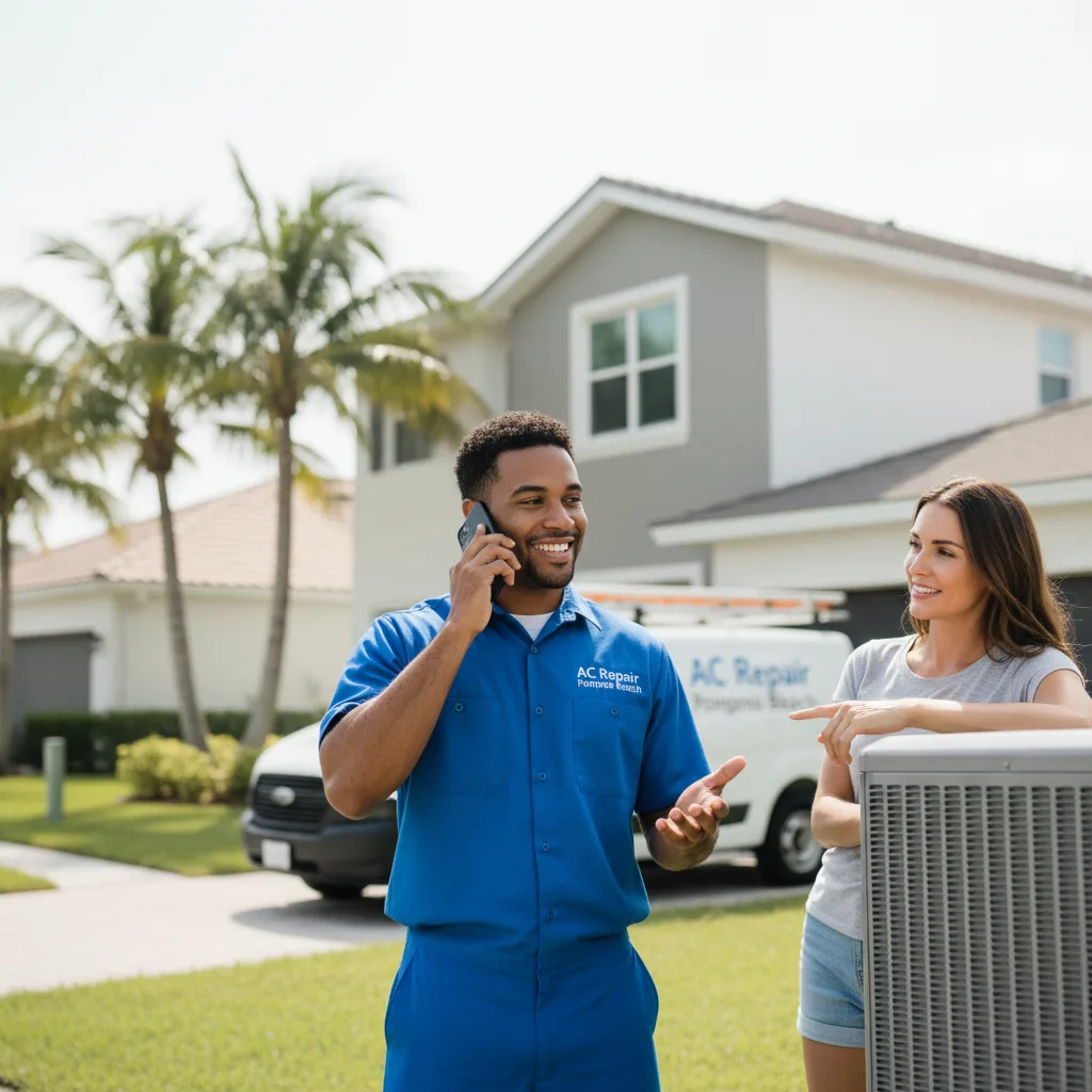 AC Repair Pompano Beach customer support in Bogart